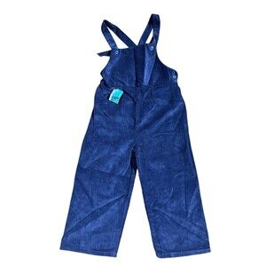 JC Penny Toddletime overalls blue corduroy NWT Sz 3T